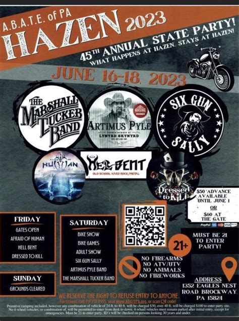Hazen Bike Rally 2023 Dates